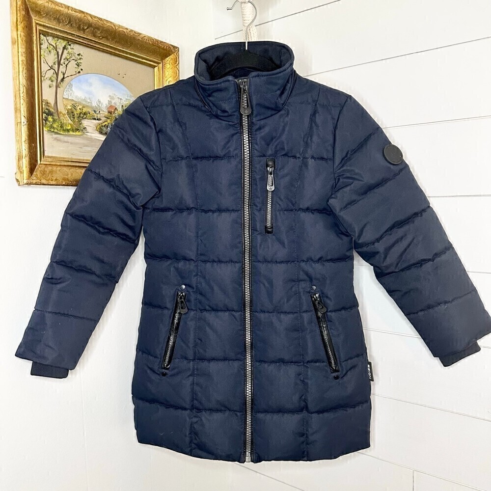 Noize Hannah-G Mid Length Parka Kids Navy Blue Size Small/8